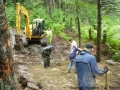 Sat Aug 29 - filling over the culverts
