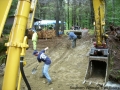 Sat Aug 29 - filling over the culverts