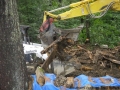 Sun Aug 30 - Cleaning up the old bridge.