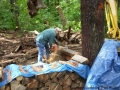 Sun Aug 30 - Cleaning up the old bridge.
