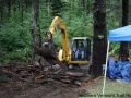 Sun Aug 30 - Cleaning up the old bridge.