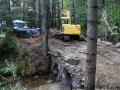 Sun Aug 30 - Cleaning up the old bridge.