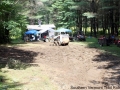 Sun Aug 30 - Cleaning up the old bridge and inspecting the camp roof.